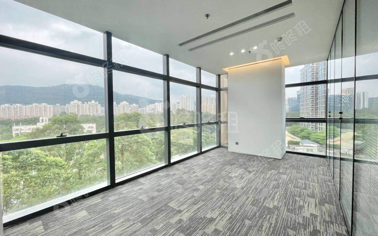 绿景美景广场_409平_豪装_办公室隔间