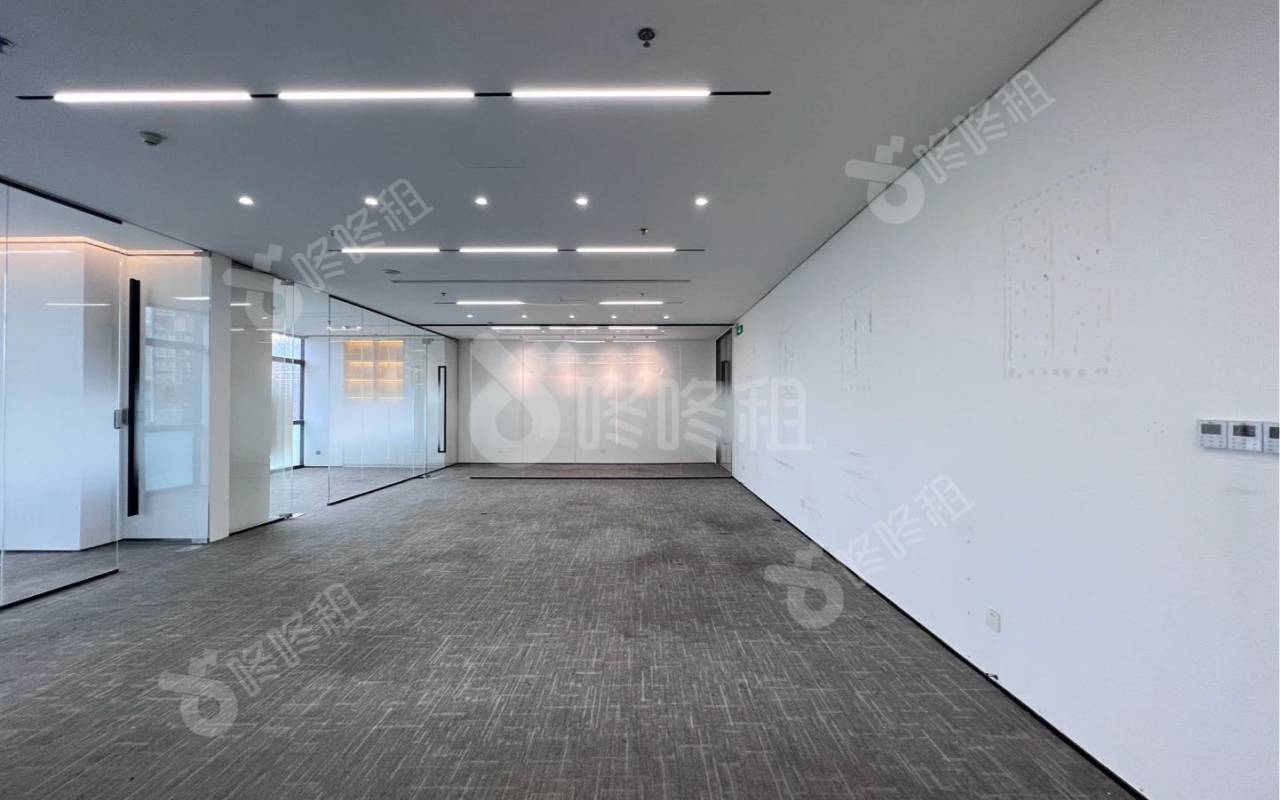 绿景美景广场_452平_豪装_办公室开间