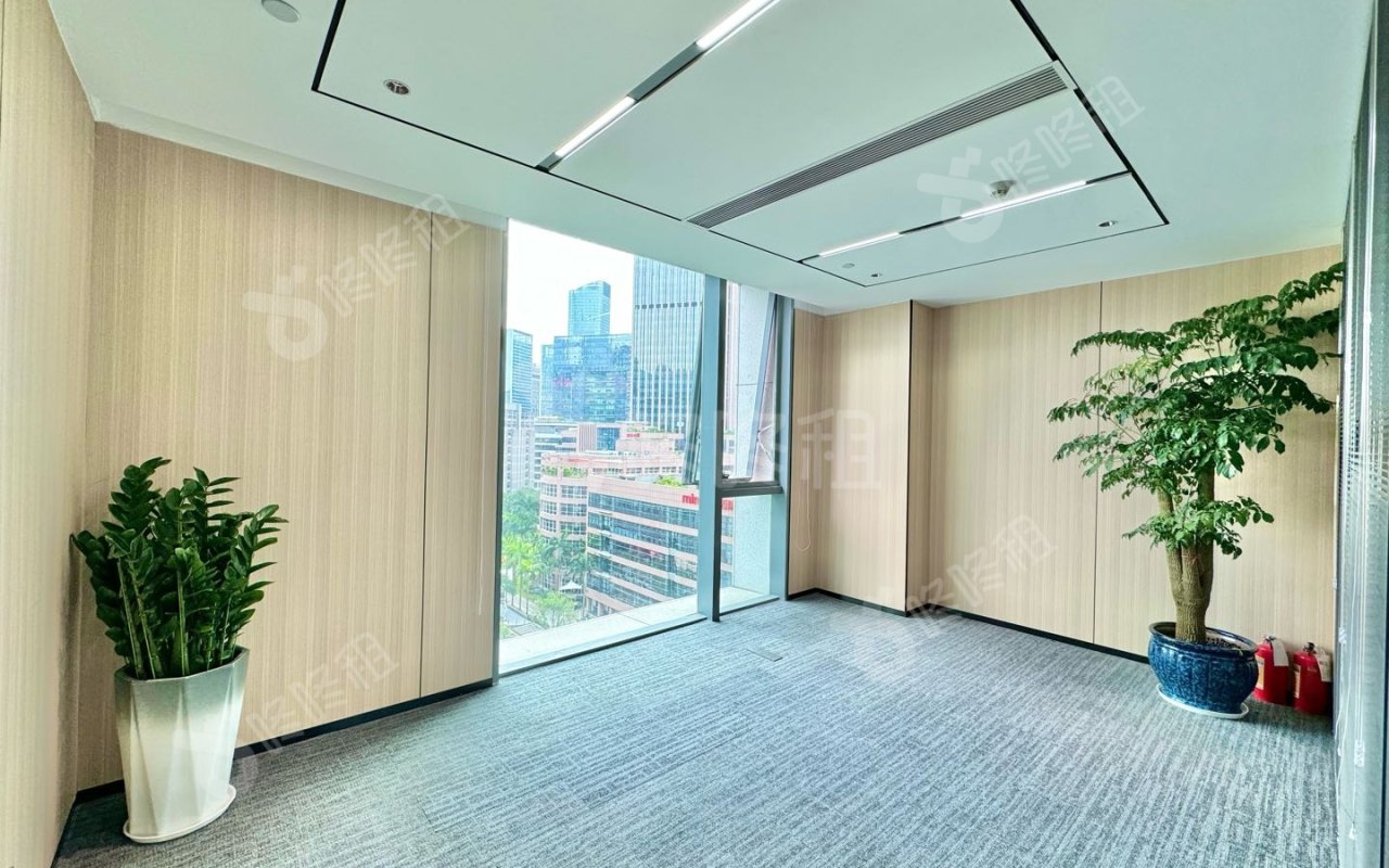 中检大厦_195平_豪装_办公室隔间