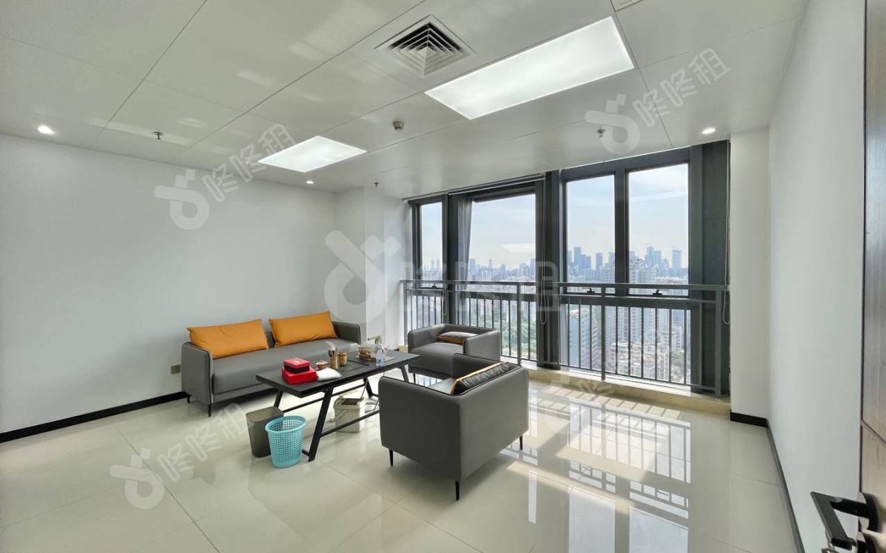 比克科技大厦_338平_豪装_办公室隔间