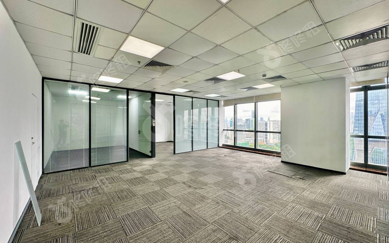威盛科技大厦_225平_精装_办公室开间