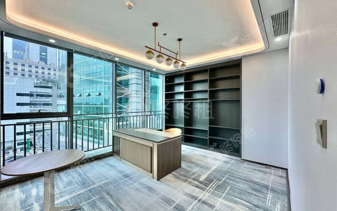 长虹科技大厦_407平_精装_办公室隔间