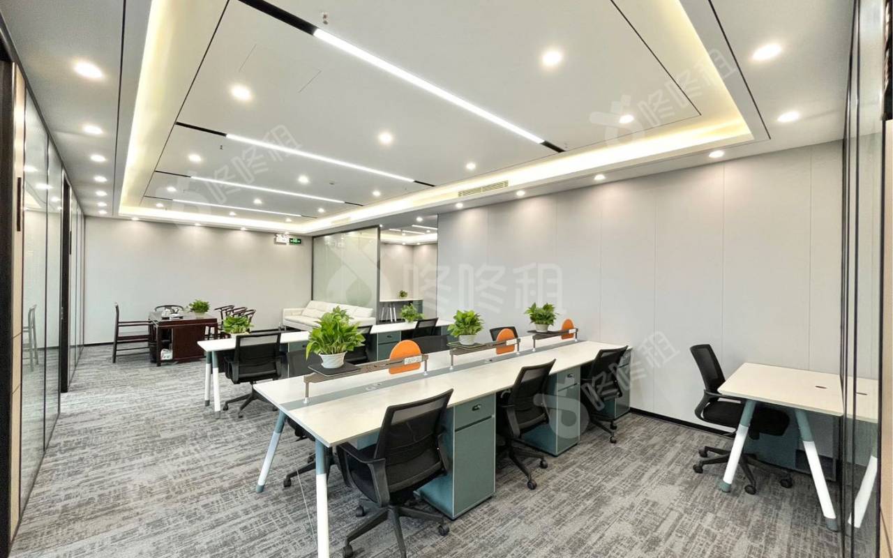 诺德金融中心_465平_精装_办公室开间