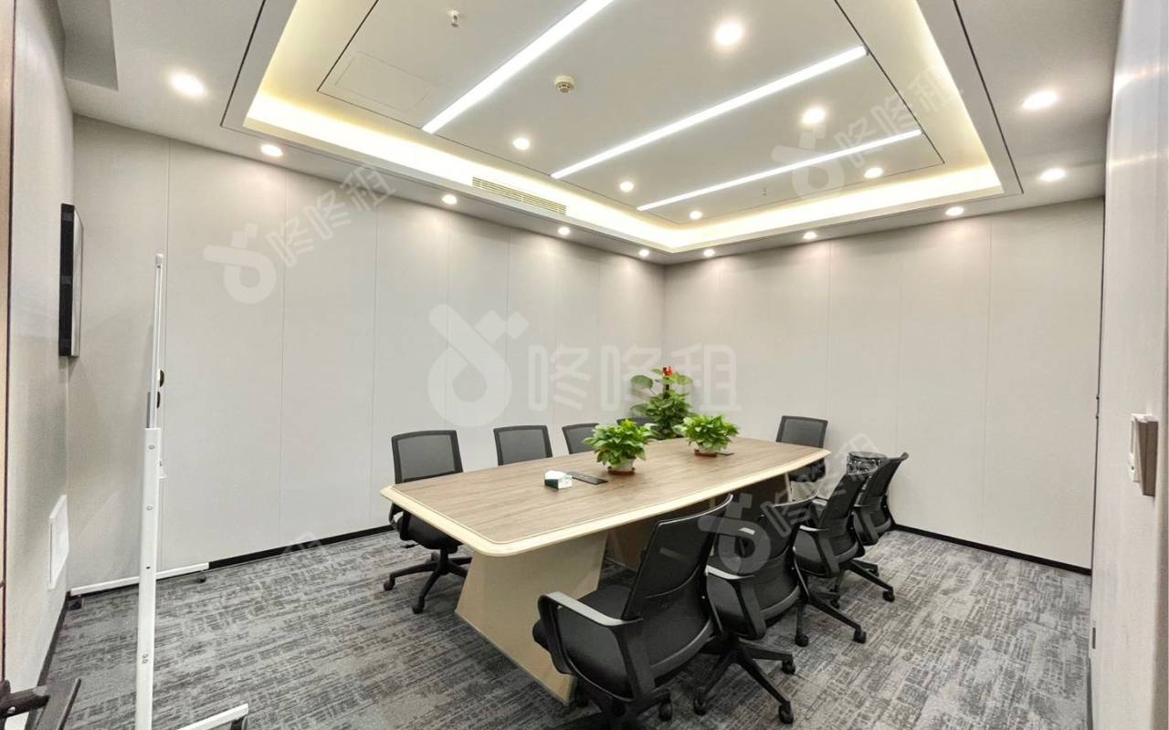 诺德金融中心_465平_精装_办公室隔间