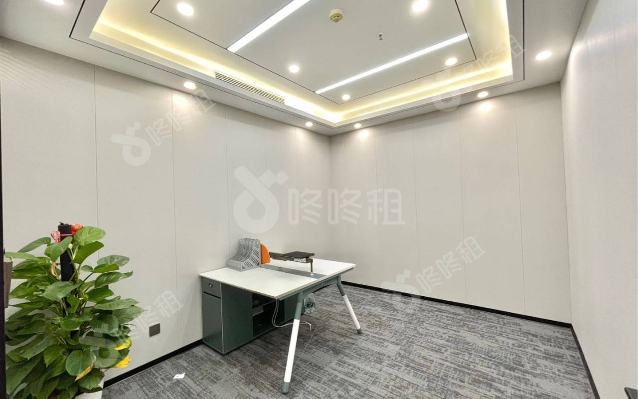 诺德金融中心_465平_精装_办公室隔间