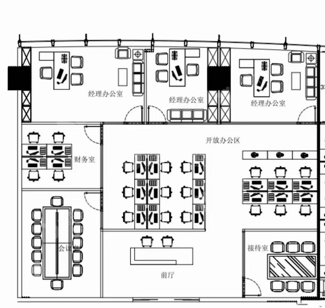 诺德金融中心_465平_精装_户型图