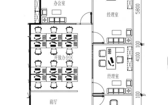 荣超经贸中心_285平_豪装_办公室房源出租