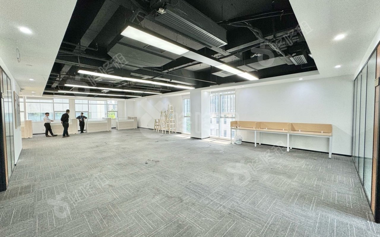 惠恒大厦_660平_豪装_办公室开间