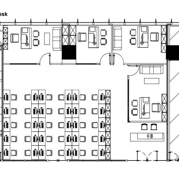 大冲商务中心_528平_精装_户型图