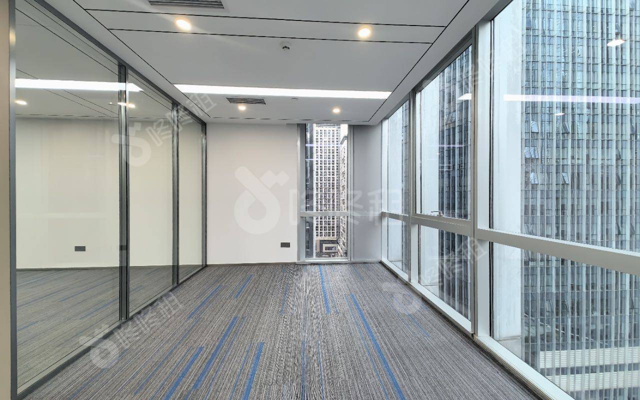 大冲商务中心_528平_精装_办公室隔间