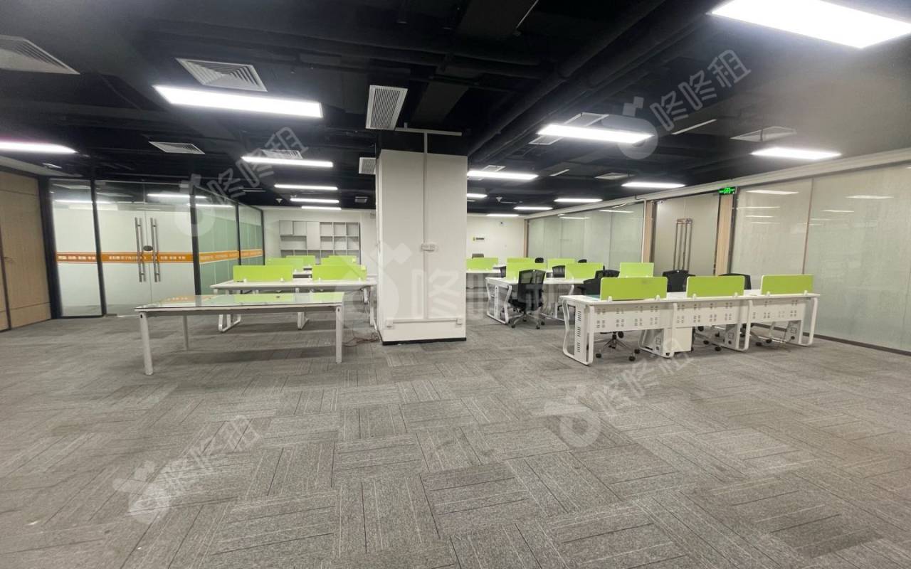 中科大厦_350平_精装_办公室开间