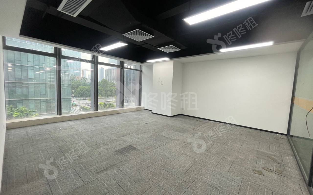 中科大厦_350平_精装_办公室隔间