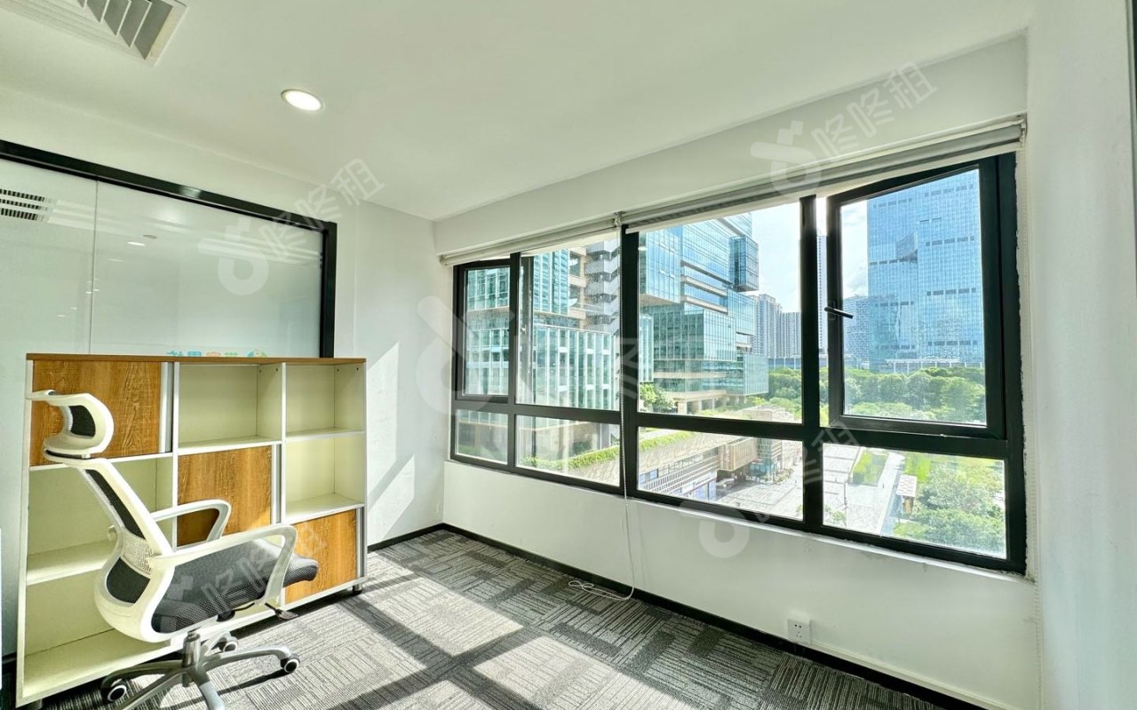 深圳湾科技生态园_600平_精装_办公室隔间