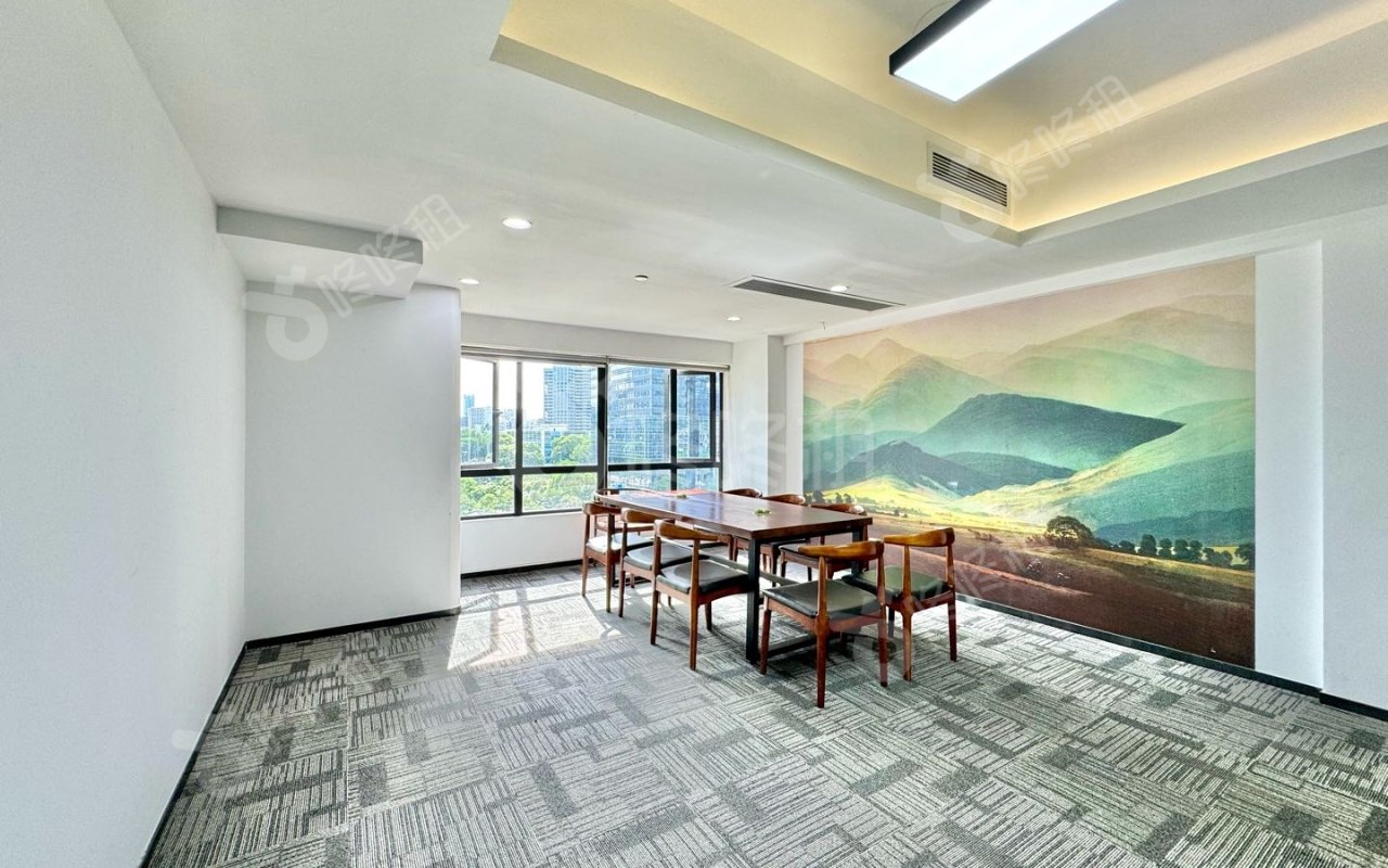 深圳湾科技生态园_600平_精装_办公室隔间