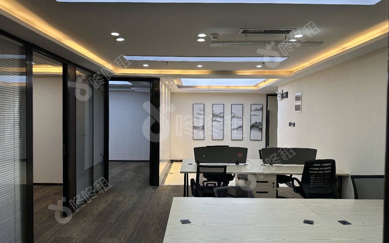 文蔚大厦_218平_精装_办公室开间