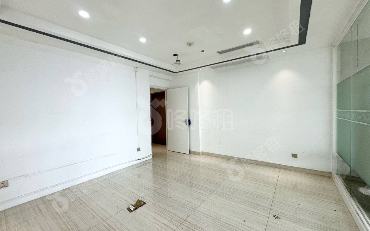 公园道大厦_130平_豪装_办公室开间