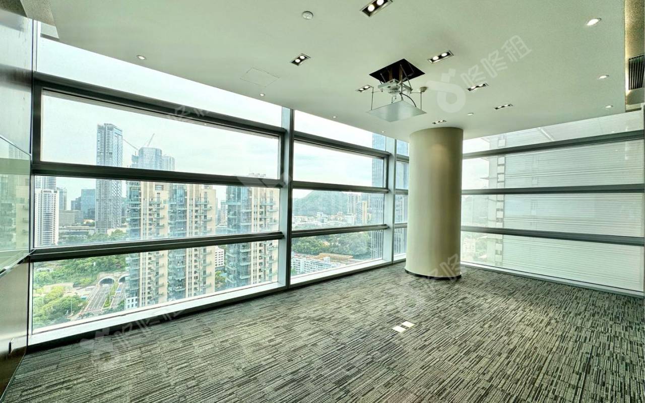 招商局广场_678平_精装_办公室隔间