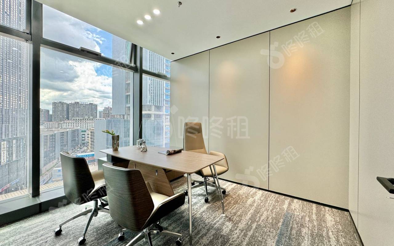 盛龙时代广场_291平_精装_办公室隔间