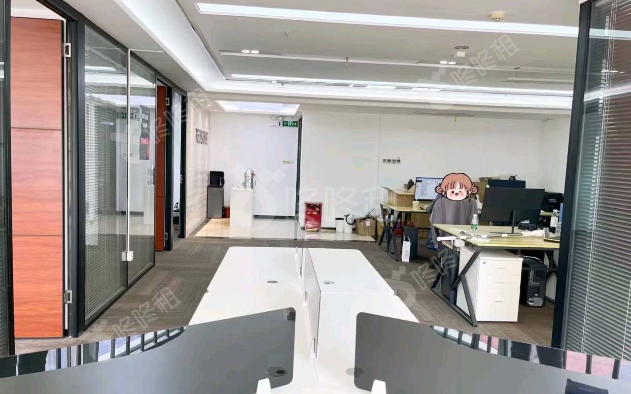 茂业时代广场_200平_精装_办公室开间
