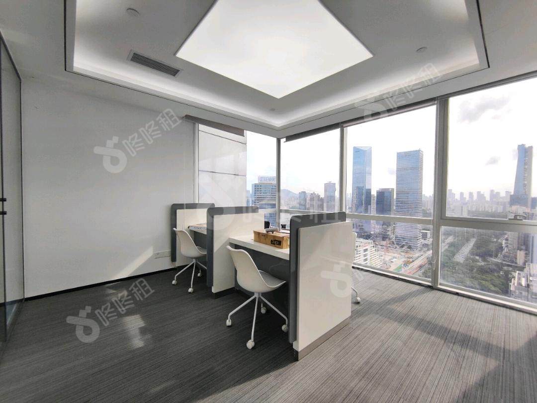 大冲商务中心_1400平_豪装_办公室隔间