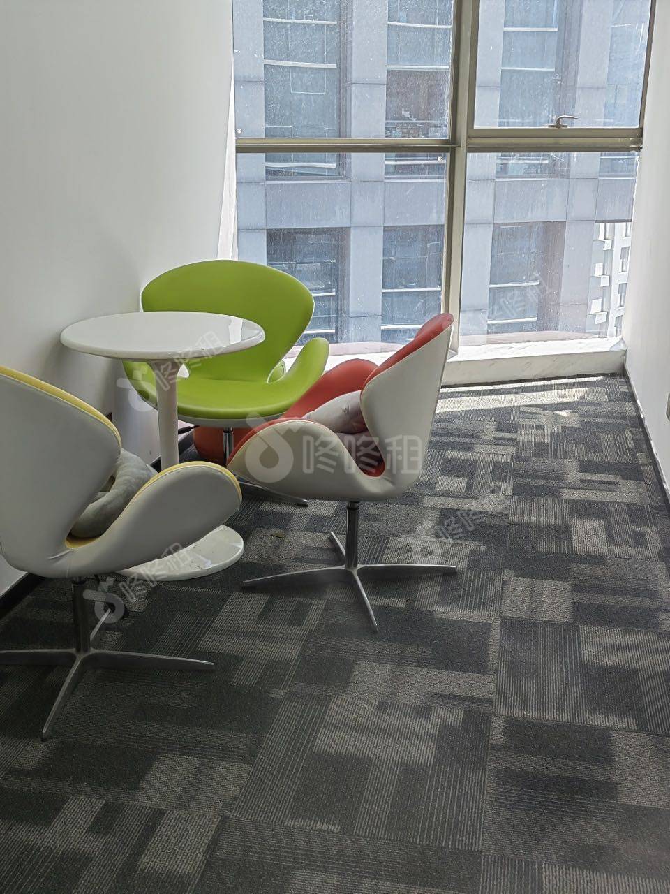 深圳北航大厦_119平_精装_办公室隔间