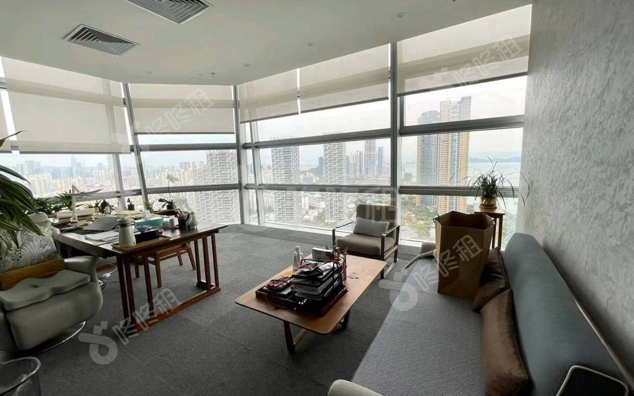 招商局广场_294平_精装_办公室隔间