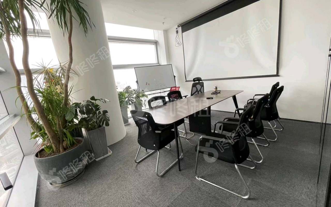 招商局广场_294平_精装_办公室隔间