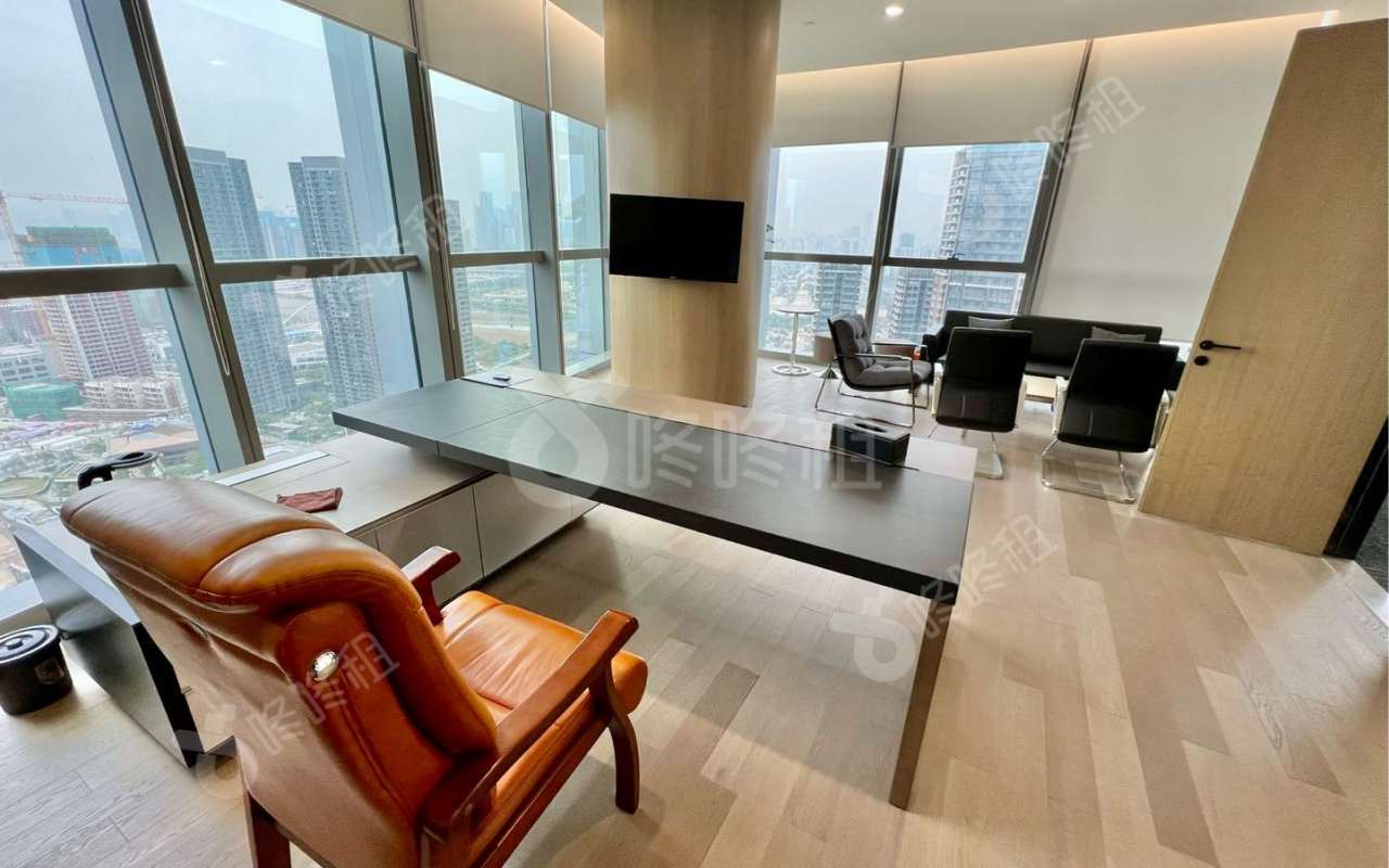 香江金融中心_2245平_豪装_办公室隔间