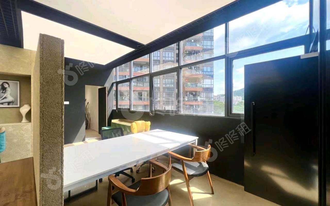 南科创启城_188平_精装_办公室隔间