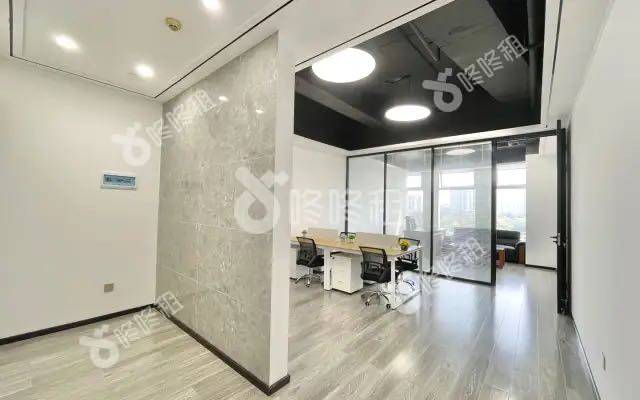 振业国际商务中心_98平_豪装_办公室开间