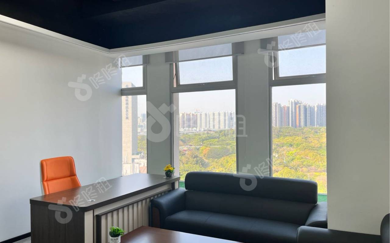 振业国际商务中心_98平_豪装_办公室隔间