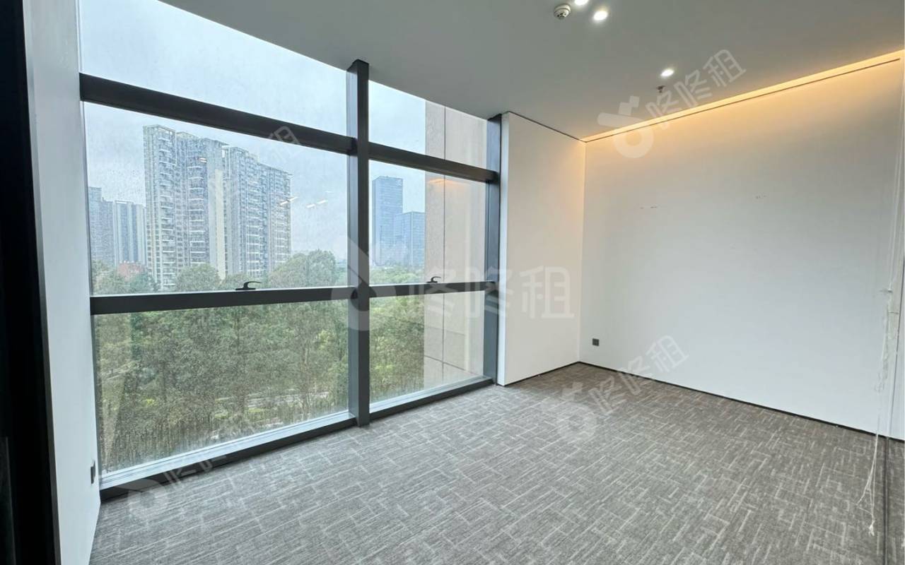 绿景美景广场_246平_精装_办公室隔间