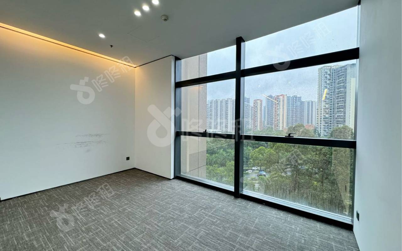 绿景美景广场_246平_精装_办公室隔间