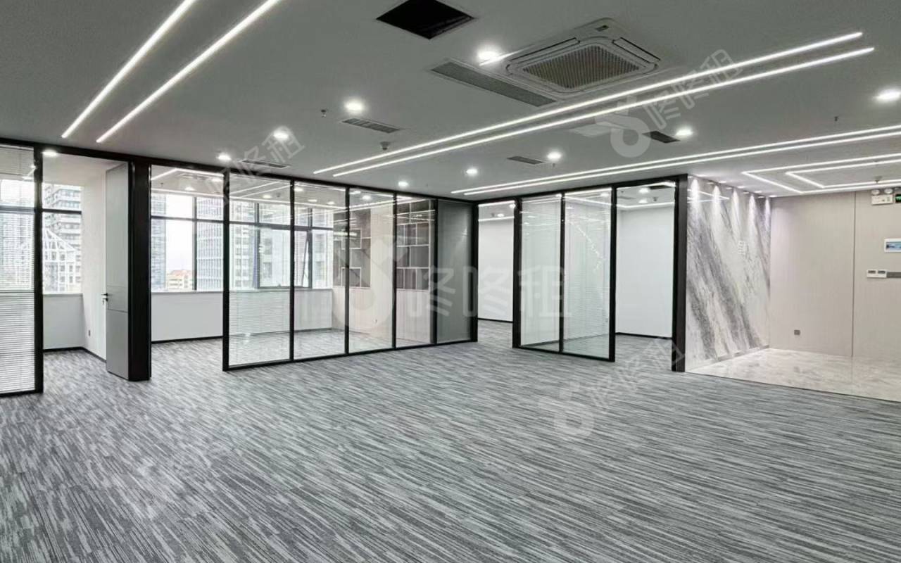 红松大厦_353平_精装_办公室开间