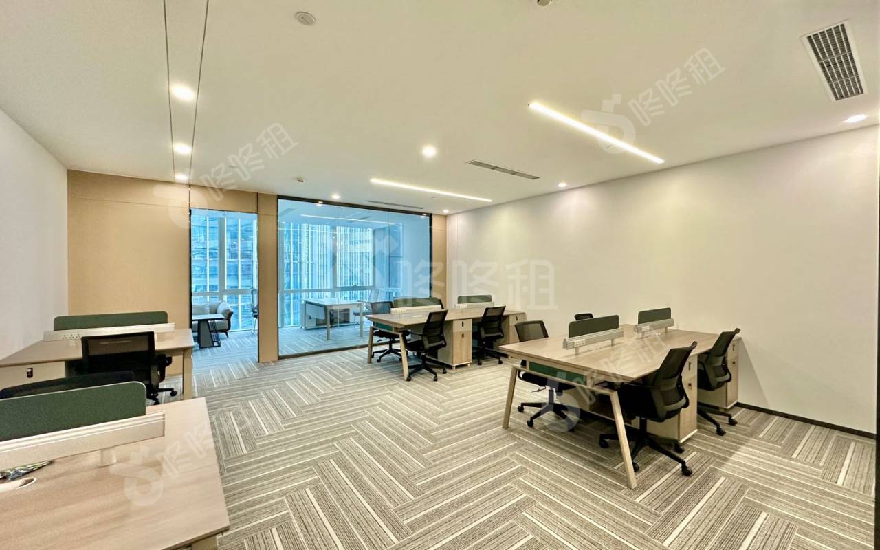 大冲商务中心_190平_精装_办公室开间