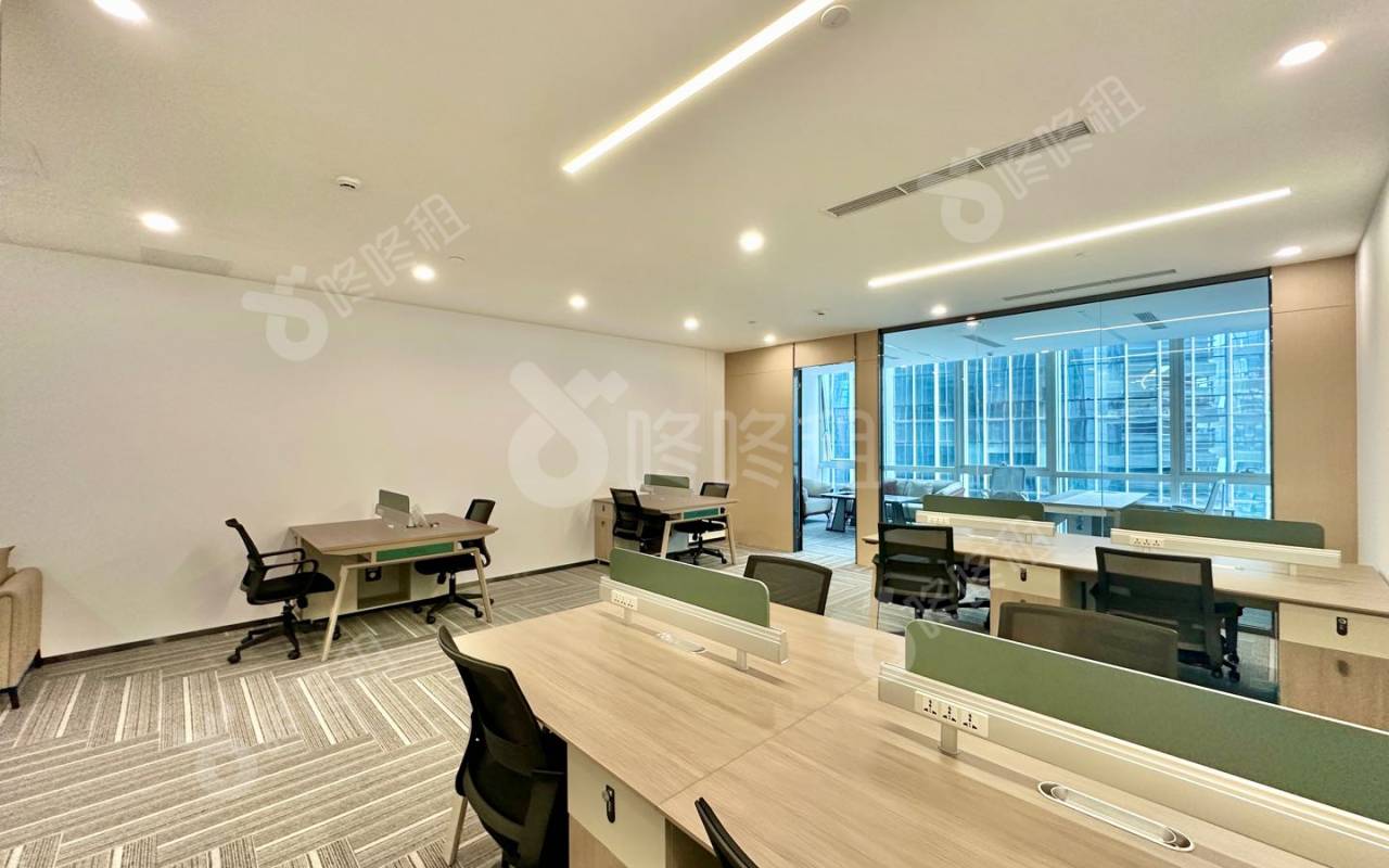 大冲商务中心_190平_精装_办公室开间