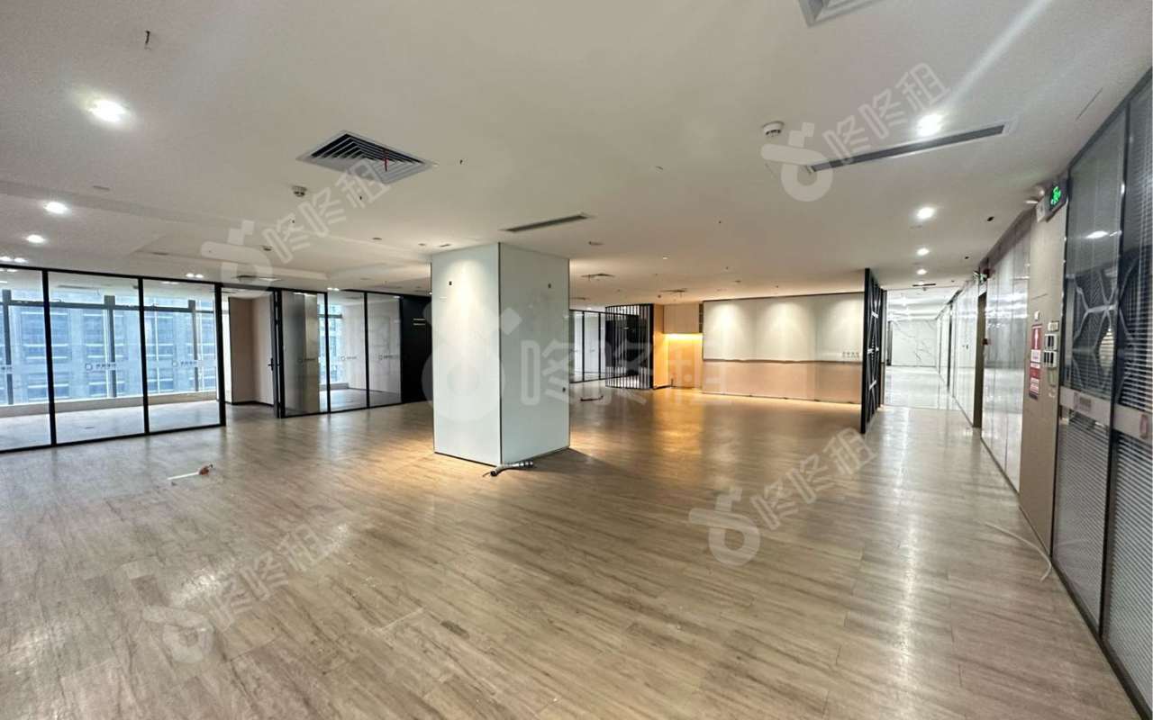豪威科技大厦_1240平_精装_办公室开间
