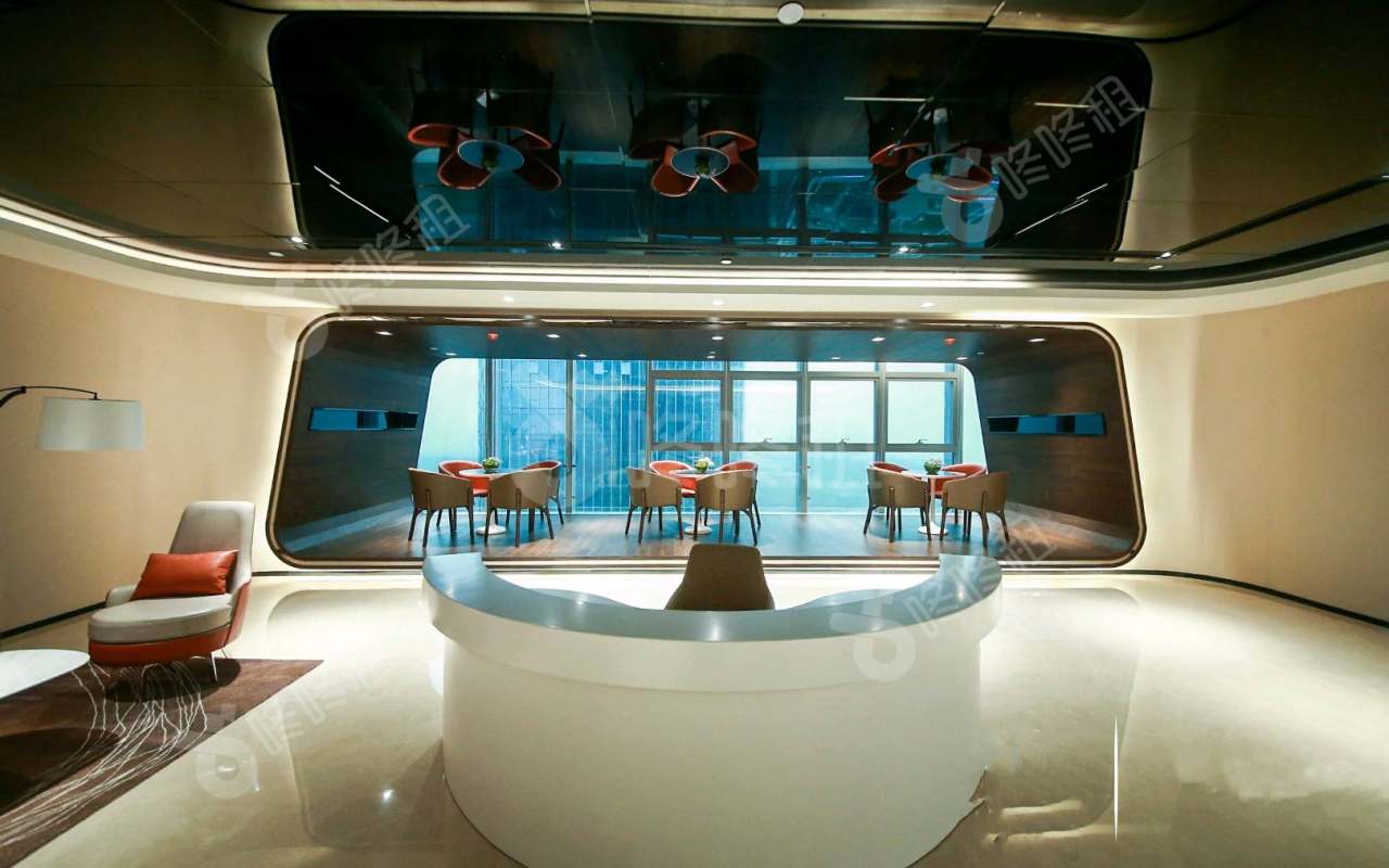 中国铁建环球中心_2280平_定制装修_办公室开间