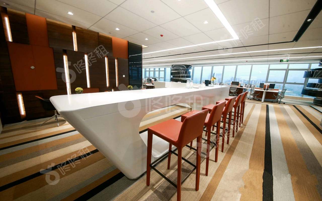 中国铁建环球中心_2280平_定制装修_办公室开间