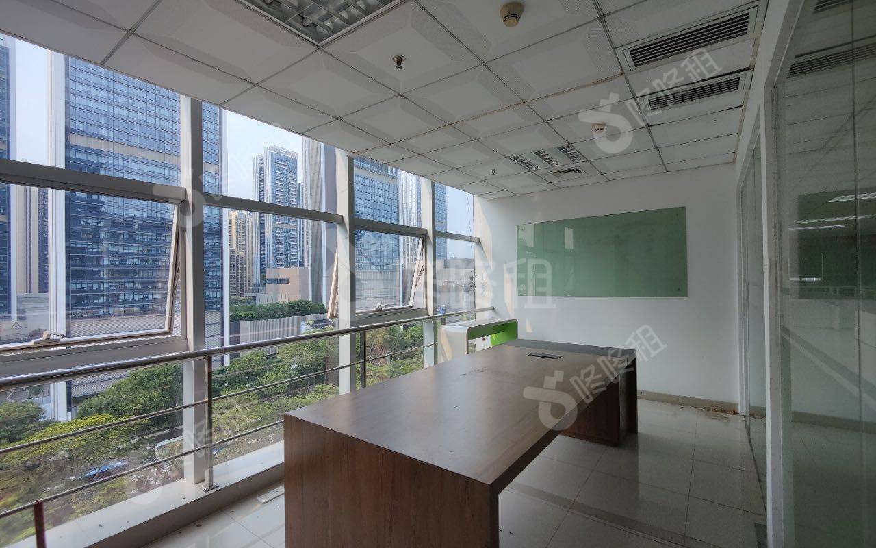 德赛科技大厦_500平_精装_办公室隔间