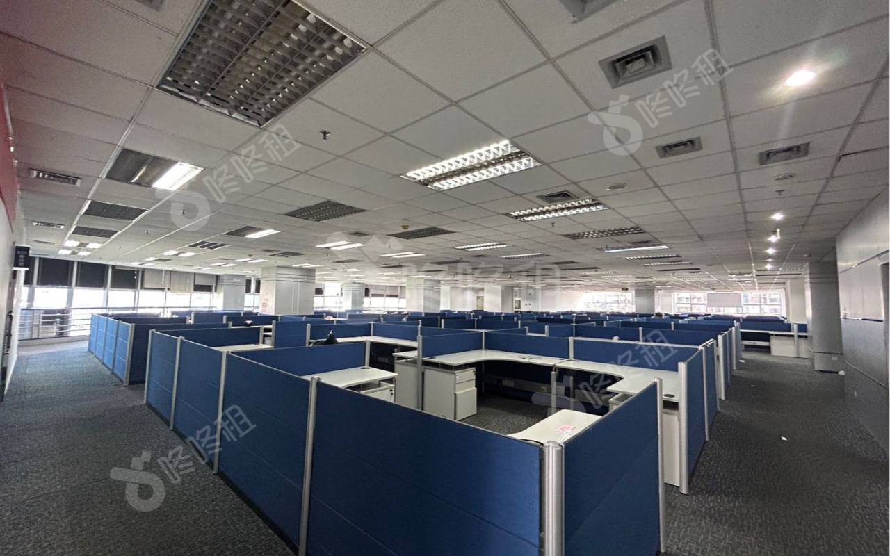 中电长城大厦_1385平_精装_办公室开间