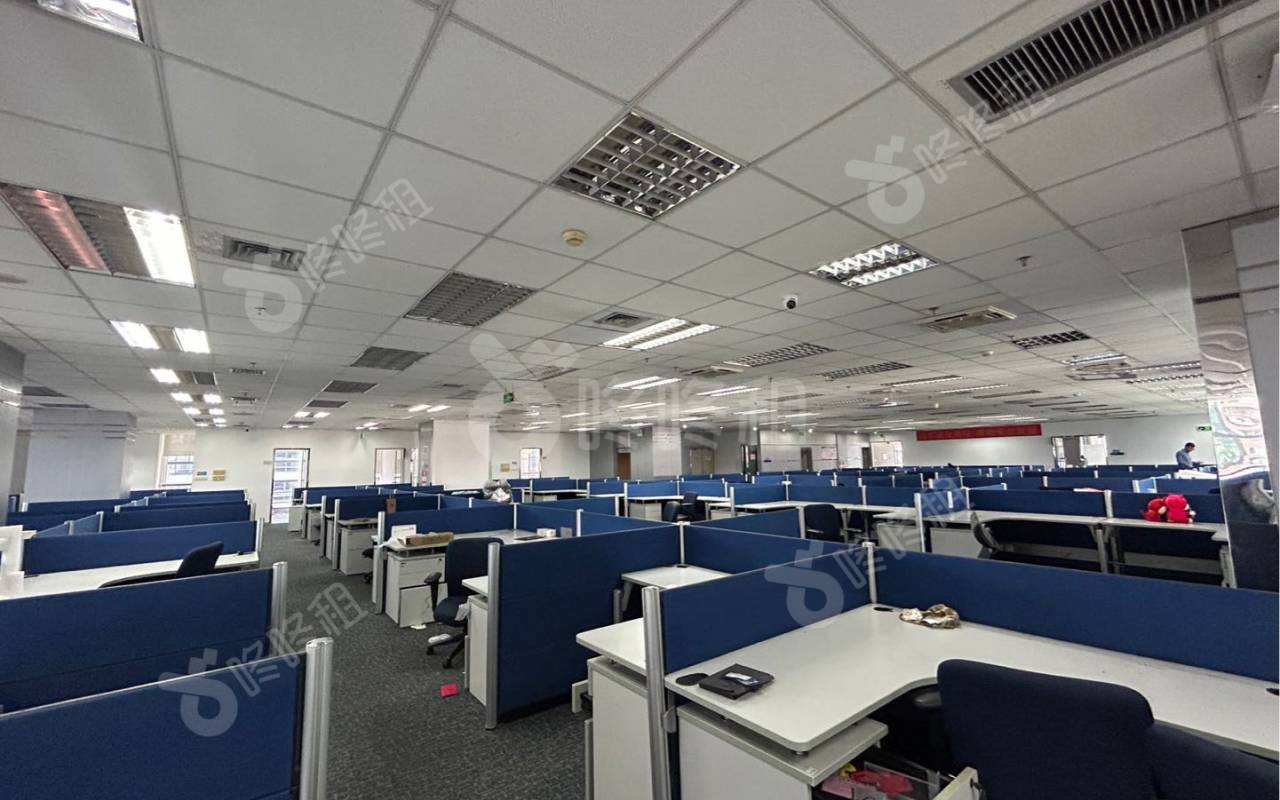中电长城大厦_1385平_精装_办公室开间