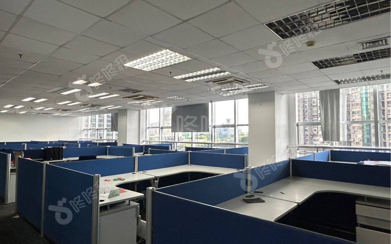 中电长城大厦_1385平_精装_办公室开间