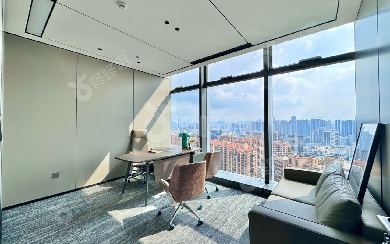 盛龙时代广场_318平_精装_办公室隔间
