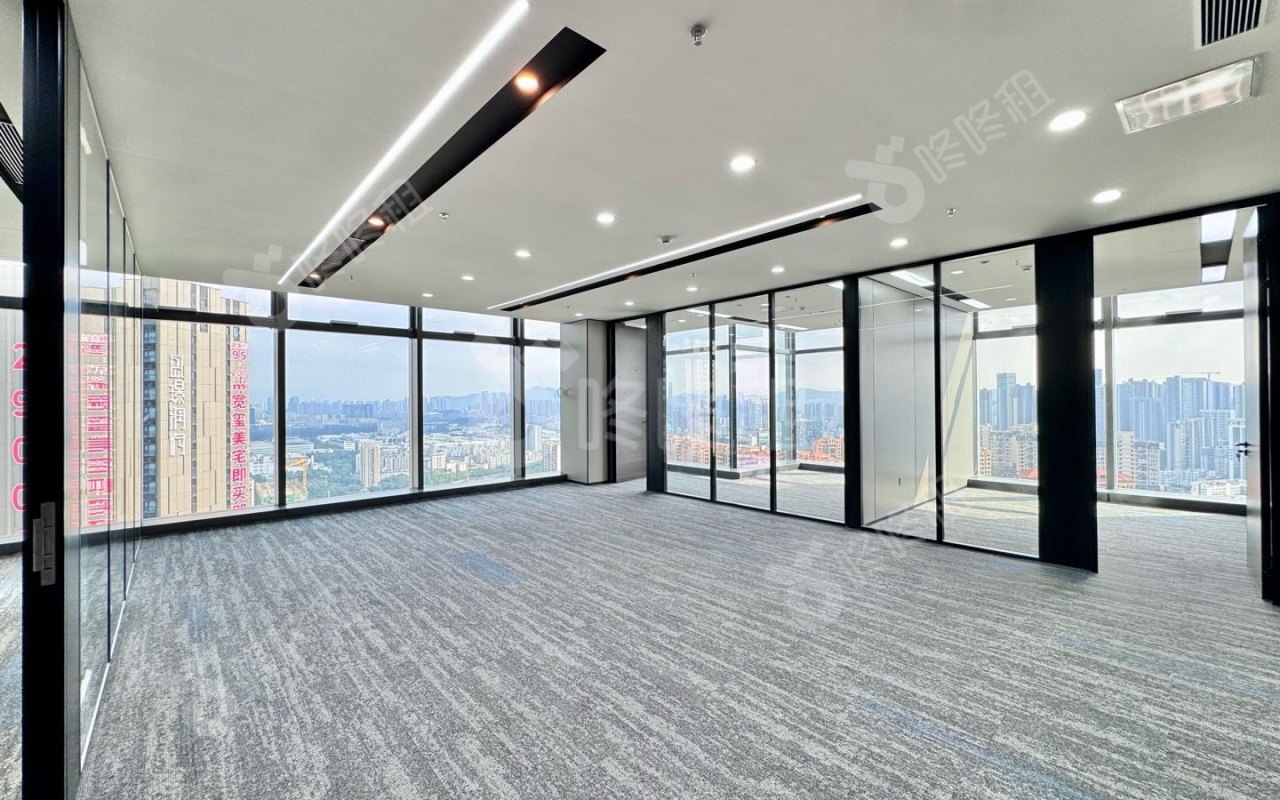 盛龙时代广场_240平_精装_办公室开间