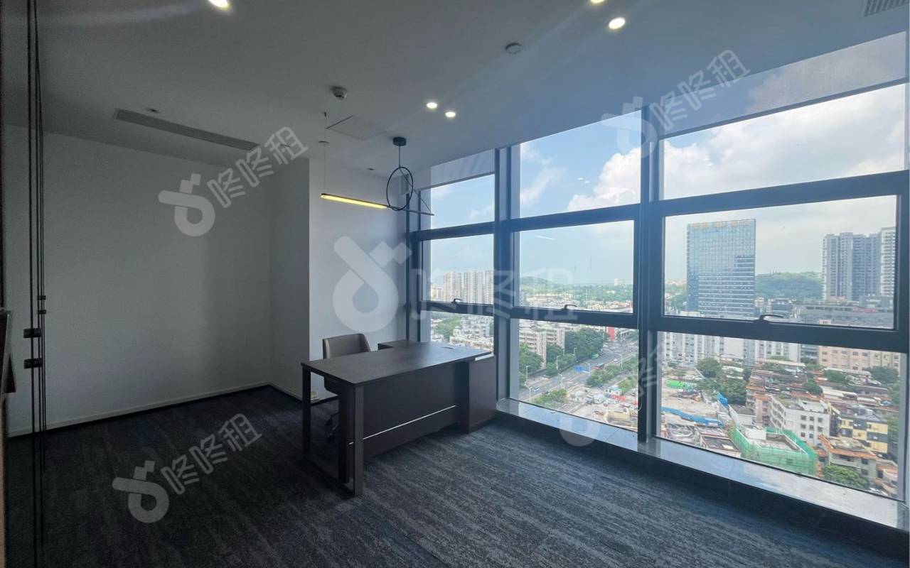 蘅芳科技大厦_274平_精装_办公室隔间