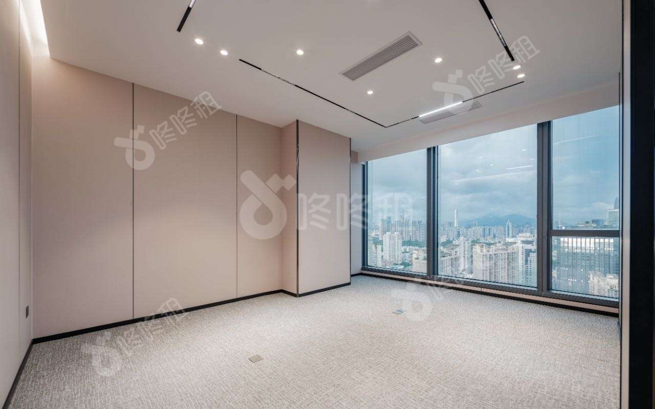 诺德金融中心_295平_精装_办公室隔间