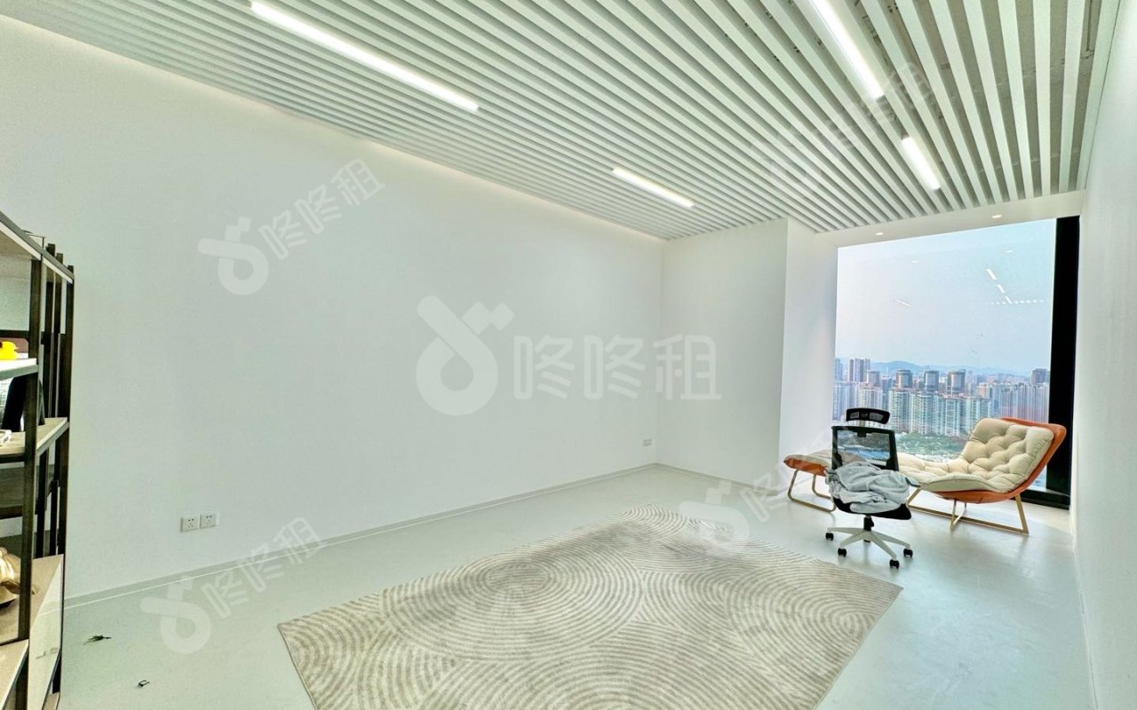 恒裕前海金融中心_589平_豪装_办公室隔间