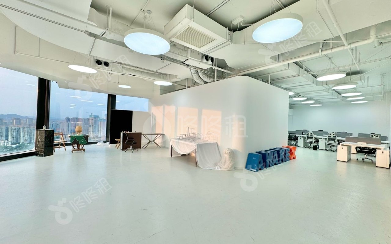 恒裕前海金融中心_589平_豪装_办公室开间