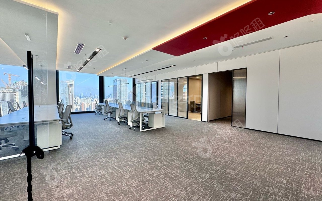 恒裕前海金融中心_636平_精装_办公室开间